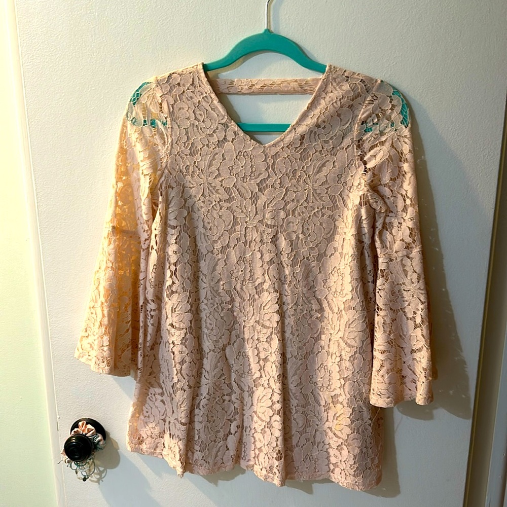 Blush mini dress